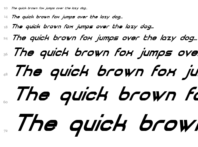 Dancing Juice font waterfall